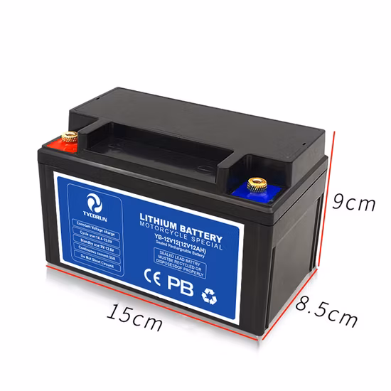 Tycorun Bateria De Moto Motorcycle Battery 12V 5ah Maintenance Free Cell LiFePO4 Motorcycle Start Battery